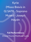 Kyrie (Missa Brevis in G) SATB - Soprano Muted - Joseph Haydn