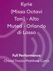 Kyrie (Missa Octavi Toni) - Alto Muted - Orlando di Lasso