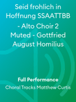 Seid frohlich in Hoffnung SSAATTBB - Alto Choir 2 Muted - Gottfried August Homilius