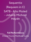 Sequentia (Requiem in C) SATB - Alto Muted - Johann Michael Haydn
