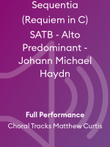 Sequentia (Requiem in C) SATB - Alto Predominant - Johann Michael Haydn
