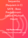Sequentia (Requiem in C) SATB - Bass Predominant - Johann Michael Haydn