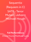 Sequentia (Requiem in C) SATB - Tenor Muted - Johann Michael Haydn