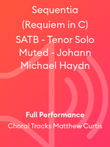 Sequentia (Requiem in C) SATB - Tenor Solo Muted - Johann Michael Haydn