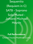 Sequentia (Requiem in C) SATB - Soprano Solo Muted - Johann Michael Haydn