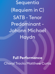 Sequentia (Requiem in C) SATB - Tenor Predominant - Johann Michael Haydn