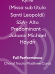 Kyrie (Missa sub titulo Santi Leopoldi) SSA - Alto Predominant - Johann Michael Haydn