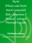 Kyrie (Missa sub titulo Santi Leopoldi) SSA - Soprano 2 Muted - Johann Michael Haydn