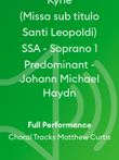 Kyrie (Missa sub titulo Santi Leopoldi) SSA - Soprano 1 Predominant - Johann Michael Haydn