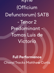 Kyrie (Officium Defunctorum) SATB - Tenor 2 Predominant - Tomas Luis de Victoria