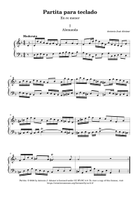Partita en re menor Harpsichord scores gallery preview page 3