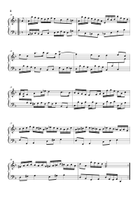 Partita en re menor Harpsichord scores gallery preview page 4