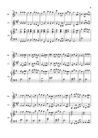 We Wish You a Merry Christmas - For Oboe, Clarinet and Piano. With Parts. Small Ensemble scores gallery preview page 3