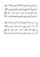We Wish You a Merry Christmas - For Oboe, Clarinet and Piano. With Parts. Small Ensemble scores gallery preview page 4