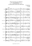 Projected Chorale 248/23 F for Wind Ensemble