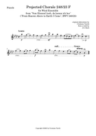 Projected Chorale 248/23 F for Wind Ensemble Large Ensemble scores gallery preview page 4
