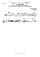 Projected Chorale 248/23 F for Wind Ensemble Large Ensemble scores gallery preview page 5