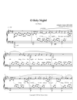 O Holy Night, piano