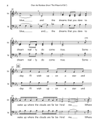 Over The Rainbow 3-Part scores gallery preview page 4