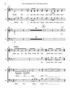 Over The Rainbow 3-Part scores gallery preview page 6