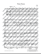 Three Pieces Flute Solo scores gallery preview page 5