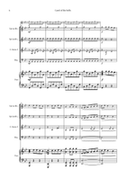 Carol Of The Bells | BRASS QUARTET and PIANO Brass Quartet scores gallery preview page 6