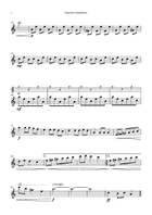 Carol Of The Bells | SAXOPHONE QUARTET (Score & Parts) Saxophone Quartet scores gallery preview page 4