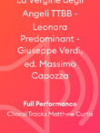 La Vergine degli Angeli TTBB - Leonora Predominant - Giuseppe Verdi, ed. Massimo Capozza