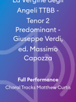 La Vergine degli Angeli TTBB - Tenor 2 Predominant - Giuseppe Verdi, ed. Massimo Capozza
