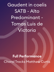 Gaudent in coelis SATB - Alto Predominant - Tomas Luis de Victoria