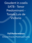 Gaudent in coelis SATB - Tenor Predominant - Tomas Luis de Victoria