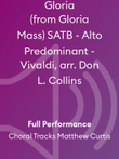 Gloria (from Gloria Mass) SATB - Alto Predominant - Vivaldi, arr. Don L. Collins