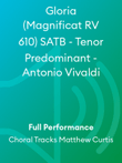 Gloria (Magnificat RV 610) SATB - Tenor Predominant - Antonio Vivaldi