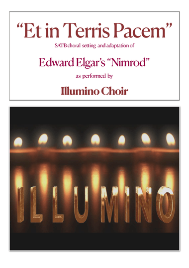 Et in Terris Pacem - Score - choral setting of Edward Elgar’s Nimrod.