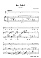 Richard Strauss-Der Pokal,in F Major, Piano, Vocal scores gallery preview page 3