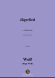 H. Wolf-Jagerlied,in G Major