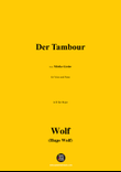 H. Wolf-Der Tambour,in B flat Major