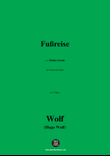 H. Wolf-Fußreise,in C Major