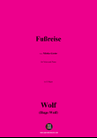 H. Wolf-Fußreise,in E Major