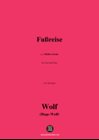 H. Wolf-Fußreise,in E flat Major