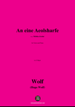 H. Wolf-An eine Aeolsharfe,in A Major