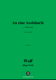 H. Wolf-An eine Aeolsharfe,in B Major