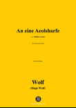 H. Wolf-An eine Aeolsharfe,in B flat Major