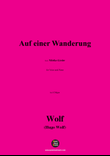 H. Wolf-Auf einer Wanderung,in A Major