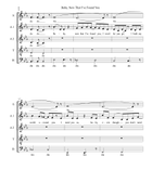 Baby Now That Ive Found You Choir scores gallery preview page 3