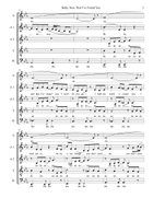 Baby Now That Ive Found You Choir scores gallery preview page 4