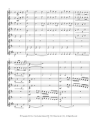 Overture to the Marriage of Figaro Brass Ensemble scores gallery preview page 4