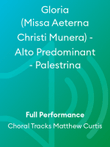 Gloria (Missa Aeterna Christi Munera) - Alto Predominant - Palestrina