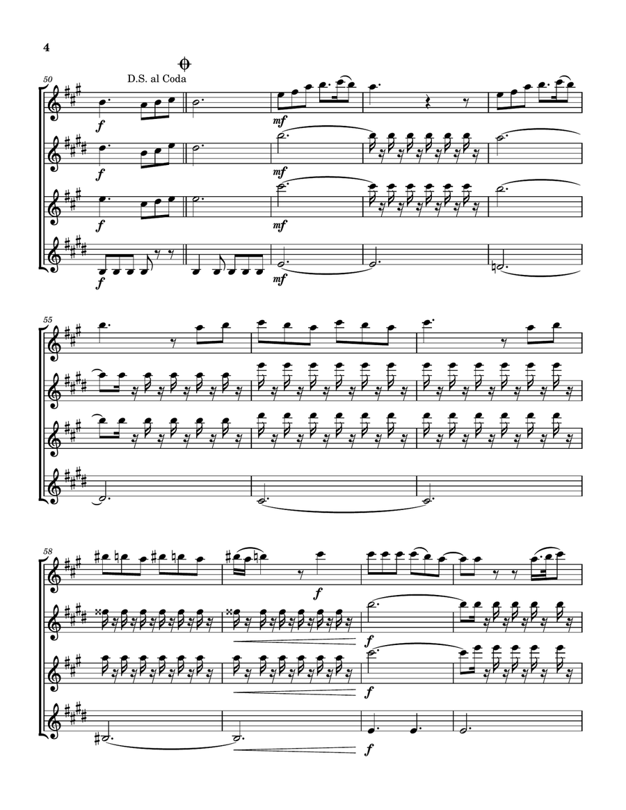 Testimony Saxophone Quartet - Digital Sheet Music page 5