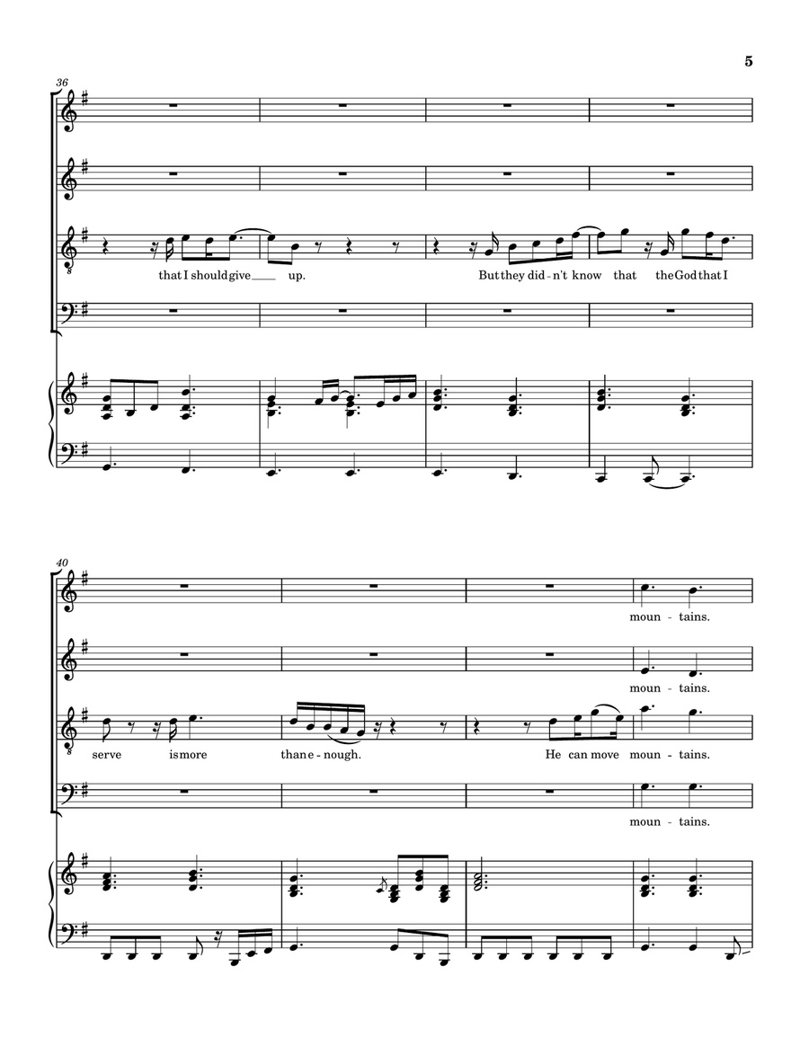 Testimony 4-Part scores gallery preview page 6